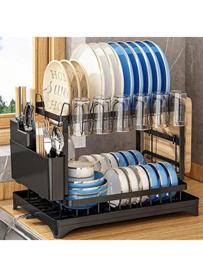 A complete kitchen For all kitchen needs 2 floors Organizer for plates and cups Organizer for spoons/forks/knives All your kitchen supplies in one place Not to mention that it is fully metal coated against rust - Image 2